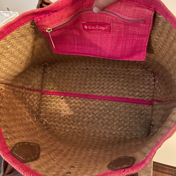 Lilly Pulitzer Pink Beach Tote - Picture 4 of 6